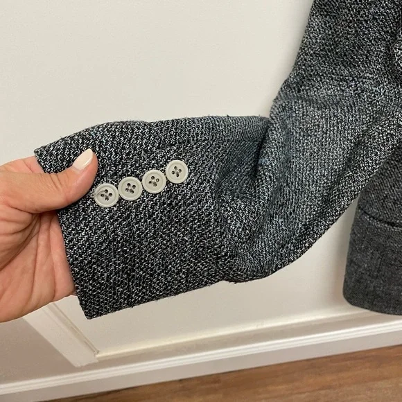 Christian Dior Men’s Tweed Blazer light blue, cream, black Tailored Vintage - Picture 12 of 16